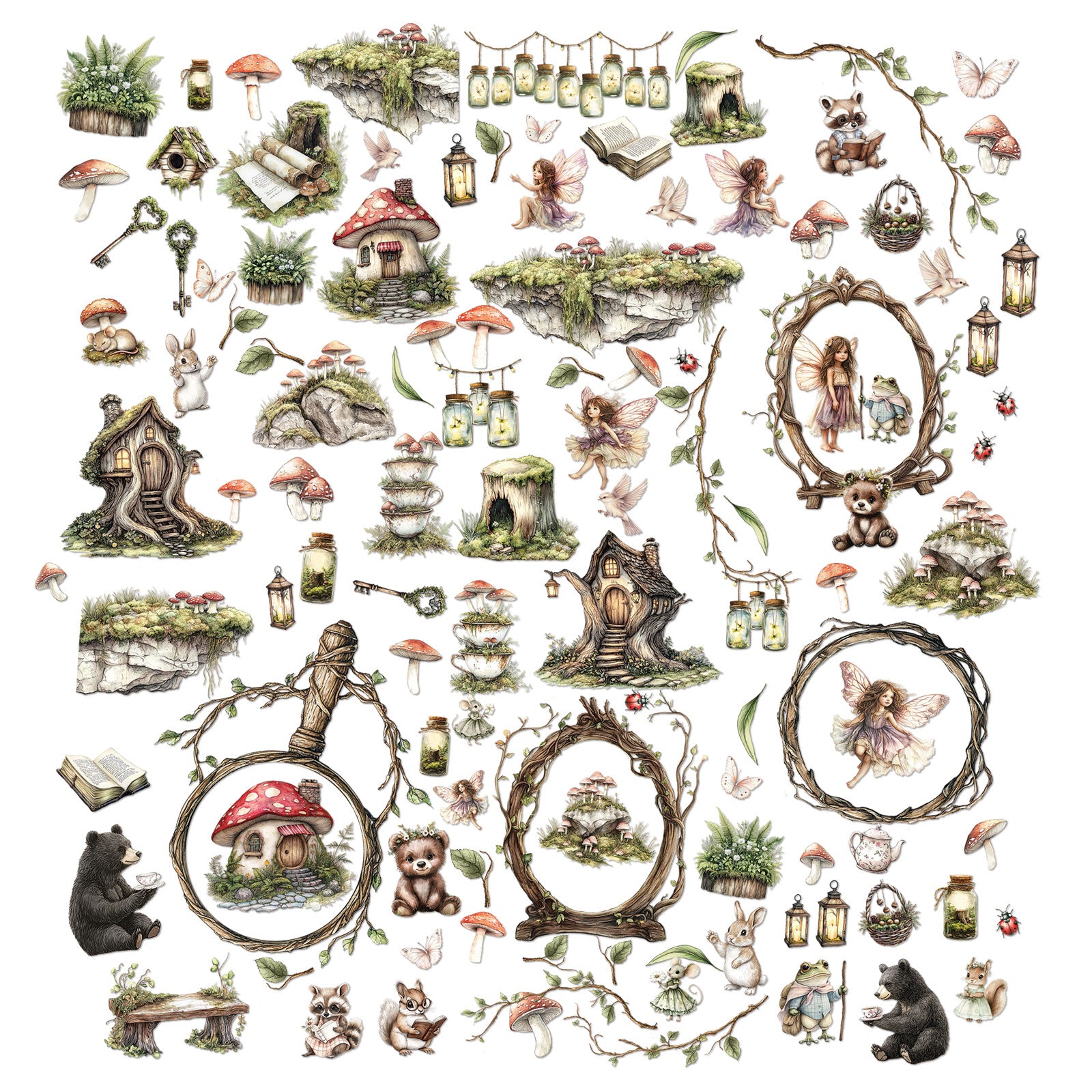 49 & Market The Looking Glass Laser Cut Elements